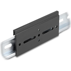 Delock Aluminium Mounting Clip for DIN Rail 100.0 x 47.8 mm black