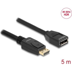 Delock DisplayPort 1.2 extension cable 4K 60 Hz 5 m