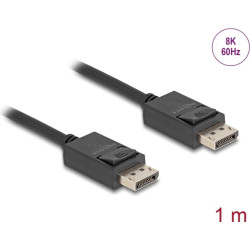 Delock DisplayPort cable 16K 30 Hz / 8K 60 Hz 40 Gbps 1 m
