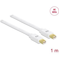 Delock Cable Mini DisplayPort 1.2 male > Mini DisplayPort male 4K 60 Hz 1 m