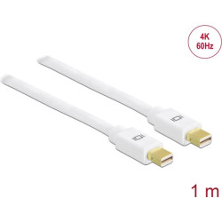 Delock Cable Mini DisplayPort 1.2 male > Mini DisplayPort male 4K 60 Hz 1 m