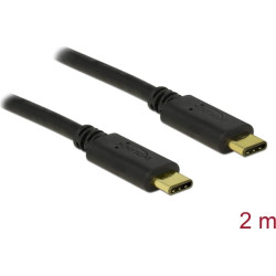 Delock USB 2.0 cable Type-C to Type-C 2 m 3 A