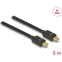 Delock Cable Mini DisplayPort 1.2 male > Mini DisplayPort male 4K 60 Hz 5 m