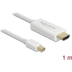 Delock Cable mini Displayport 1.1 male  HDMI-A male 1 m