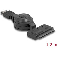 Delock Cable eSATAp > SATA 22pin retractable