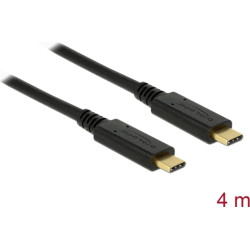 Delock USB 2.0 cable Type-C to Type-C 4 m PD 5 A E-Marker