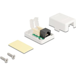 Delock Modular Wall Outlet 1 Port Cat.6 compact UTP