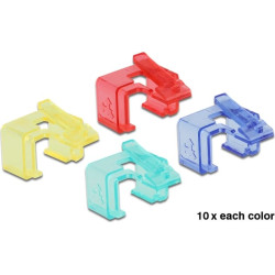 Delock RJ45 Repair Clip Set 1