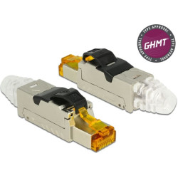 Delock RJ45 Plug field assembly Cat.8 metal