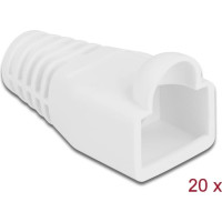 Delock Strain relief for RJ45 plug white 20 pieces