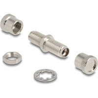 Delock Optical Fiber Coupler SMA 905 Simplex female to SMA 905 Simplex female metal
