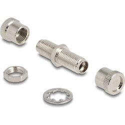 Delock Optical Fiber Coupler SMA 905 Simplex female to SMA 905 Simplex female metal