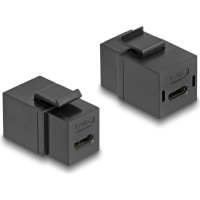 Delock Keystone Module USB 2.0 Type-C™ female to female black