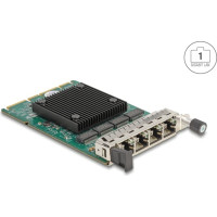 Delock OCP 3.0 Card to 4 x RJ45 Gigabit LAN