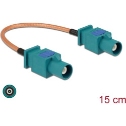 Delock Antenna Cable FAKRA Z plug > FAKRA Z plug RG-316 15 cm