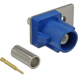 Delock FAKRA C plug spring pin for crimping 1 prepunched hole