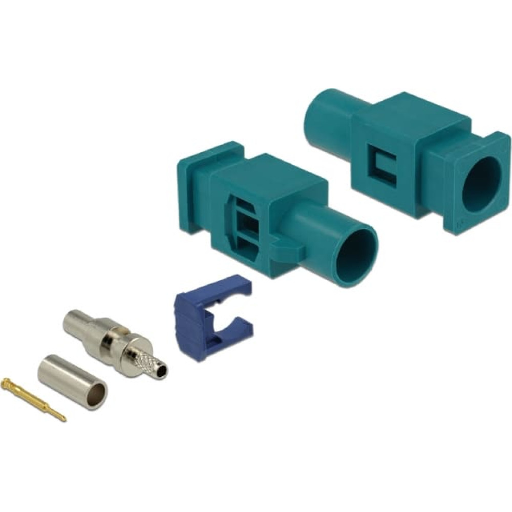 Delock FAKRA Z plug spring pin for crimping