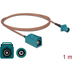 Delock Antenna Cable FAKRA Z plug > FAKRA Z jack RG-316 1 m