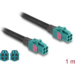 Delock Cable Mini FAKRA Z jack quad to Mini FAKRA Z jack quad