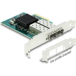 Delock PCI Express x4 Network Card Gigabit LAN 2 x SFP i82576