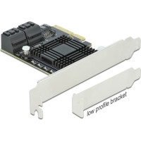 Delock 5 port SATA PCI Express x4 Card - Low Profile Form Factor