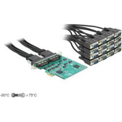 Delock PCI Express x1 Card to 16 x Serial RS-232 High Speed ESD protection