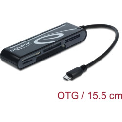 Delock Micro USB OTG Card Reader 6 slots