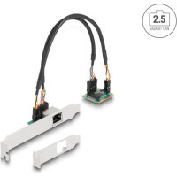 Delock Mini PCIe I/O PCIe half size 1 x RJ45 2.5 Gigabit LAN
