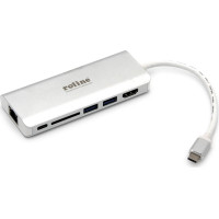 ROLINE USB Type C docking station, 4K HDMI, 2x USB 3.0 ports, 1x SD/MicroSD card