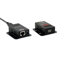 USB2.0 pagarinātājs pa RJ-45, PoC, 1xUSB, max.50m, ROLINE