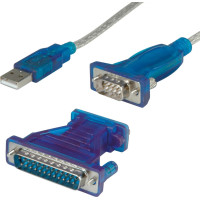 Value Converter Cable USB to Serial, turquoise, 1.8 m