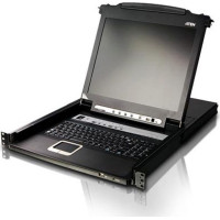 Aten CL5716M 43cm-LCD KVM Switch, USB-PS/2, VGA , 16Ports, DE-Layout