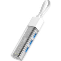Roline USB 3.2 Gen 1 Hub, 4 Ports, Type A+C host connection cable