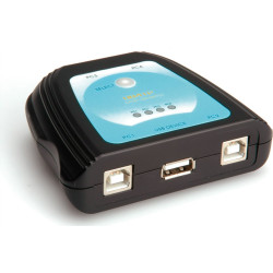 Value Manual USB 2.0 Printer Switch, 4 Ports