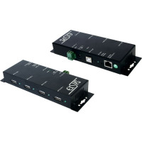 Exsys EX-6002 Ethernet 1Gigabit zu 4 USB 2.0