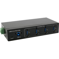 Exsys EX-11224HMVS 4 Port USB 3.2 Gen 1 Metall HUB VIA VL811+ Chipset