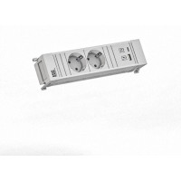 Bachmann POWER FRAME 2xCEE7/3 1xUSB A/C 22W 0.2m GST18