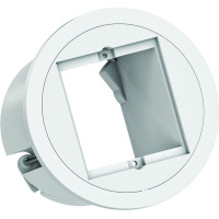Bachmann PIX 1xCM RAL9010 Decorative ring in stainless steel look