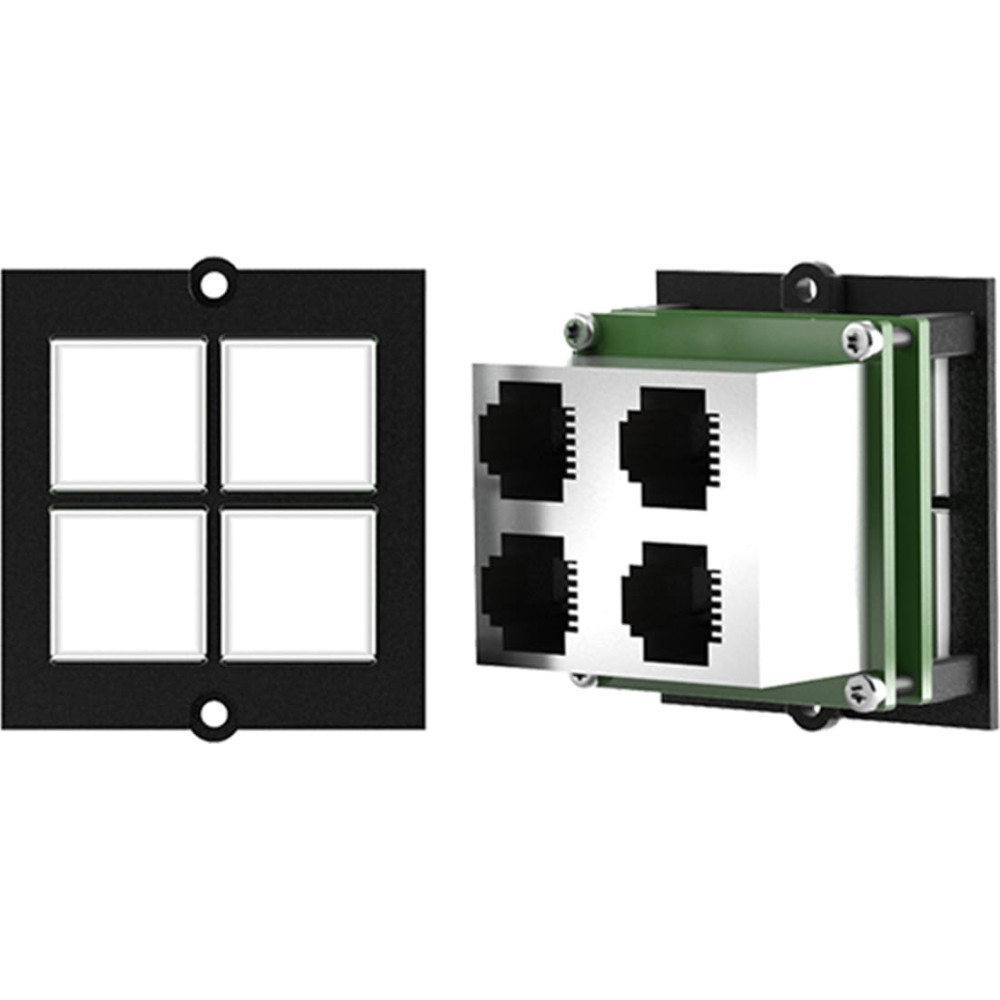 Bachmann frame 4xbutton 4xRJ11