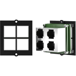 Bachmann frame 4xbutton 4xRJ11
