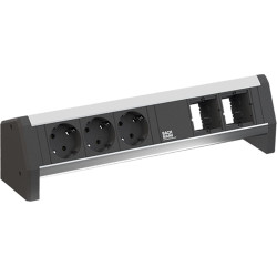 Bachmann DESK 3xCEE7/3 sw 2xCM, 1m 3G1.5mm² GST18