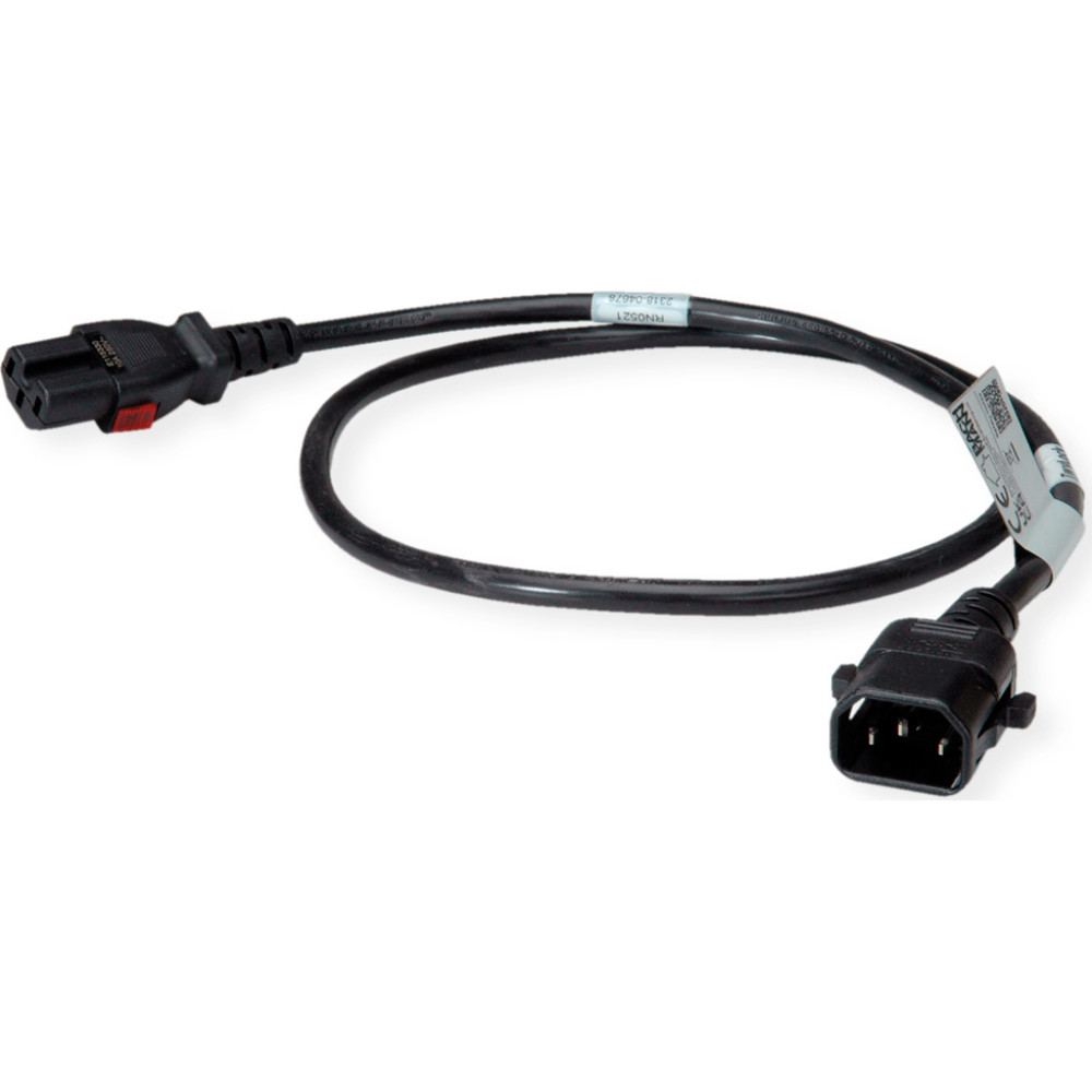 Bachmann TwyLock C14-C15 1.0m black 10A, beidseitig verriegelnd