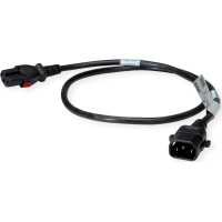 Bachmann TwyLock C14-C15 1.0m black 10A, beidseitig verriegelnd