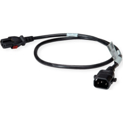 Bachmann TwyLock C14-C15 1.0m black 10A, beidseitig verriegelnd