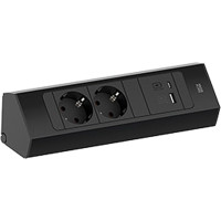 Bachmann CASIA 2 2xCEE7/3 1xUSB A/C 22W 2.0m AEH SW