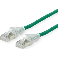Dätwyler DÄTWYLER Patchkabel Kat.6A (Class EA) S/FTP, CU 7702 flex LSOH, AMP v2, grün, 0,5 m