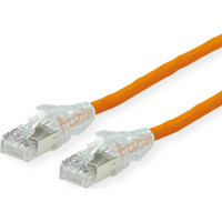 Dätwyler DÄTWYLER Patchkabel Kat.6A (Class EA) S/FTP, CU 7702 flex LSOH, AMP v2, orange, 2 m