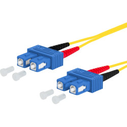 Metz Connect OpDAT patch cord, SC-D/SC-D OS2, 0.5 m
