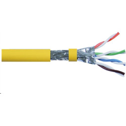 Roline S/FTP Cable Cat.8 (Class I), Solid Wire, LSOH, 100 m