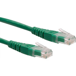 ROLINE UTP Patch Cord, Cat.6, green, 0.3 m
